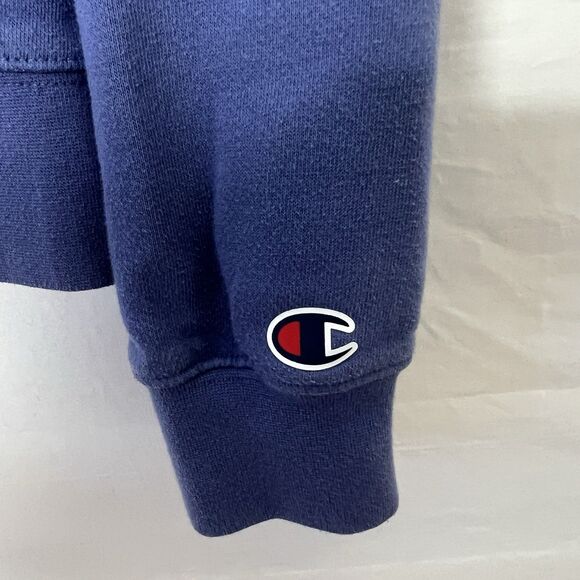 Champion Athletic Wear Crew Neck Sweatshirt Womens Purple Long Sleeve Cropped M - Picture 5 of 6